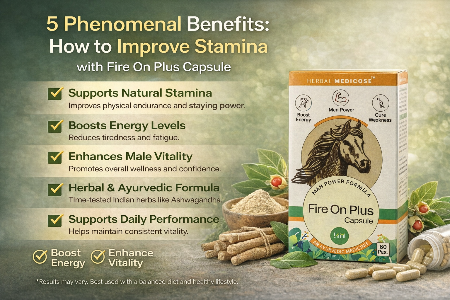 ayurvedic stamina booster for men