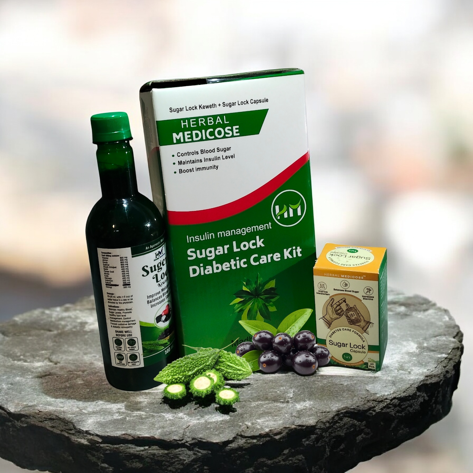 ayurvedic diabetic care kit sugar lock